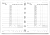 Lifestyle Planners Workout Tracker A5 104 Page 100 Workouts Planner view 3