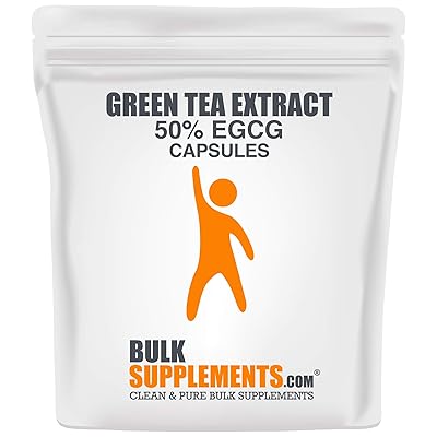 Bulksupplements Green Tea Extract 50% EGCG (300 Gelatin Capsules)