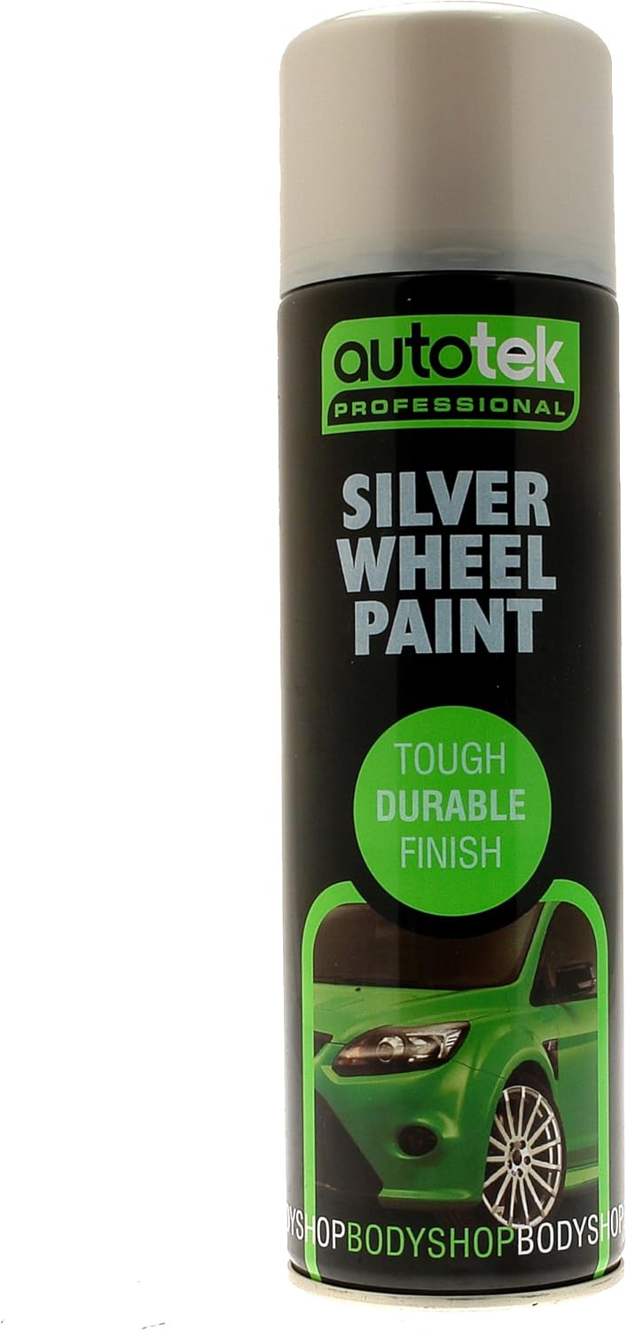 Autotek AT00SLW500 500ml Wheel Paint Silver BigaMart