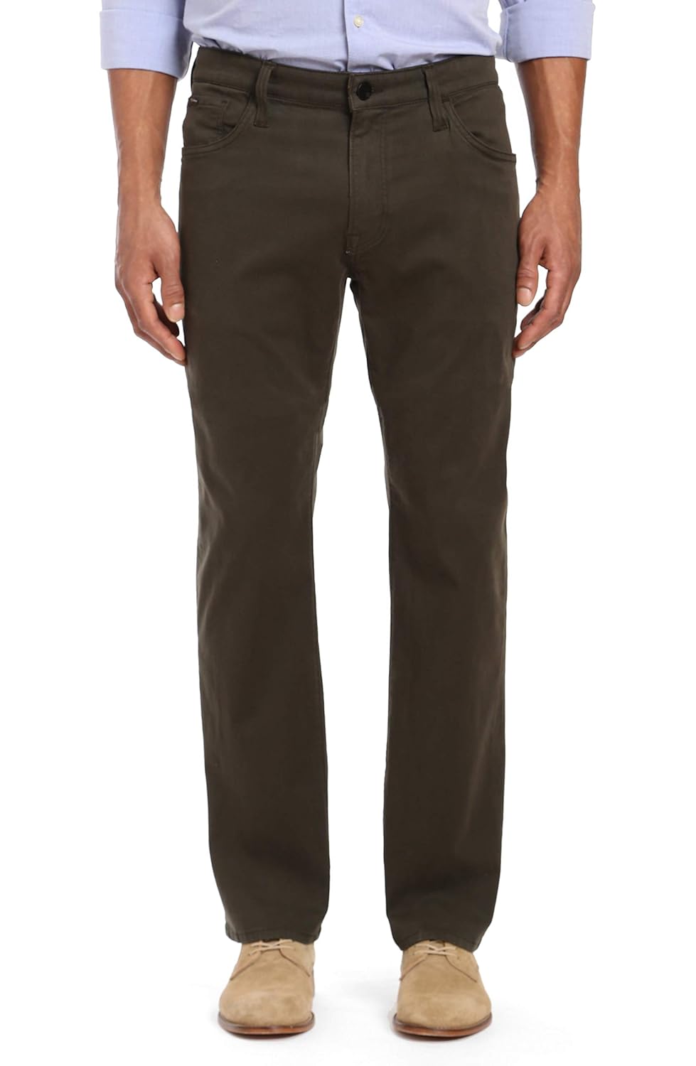 Buy 34 Heritage Men's Courage Straight Pants, Dark Green Twill 35/32 at ...