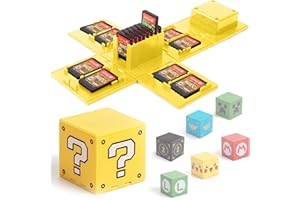 Games Storage Case for Nintendo Switch - Video Game Card Holder Protective Storage System Game Card Organizer Travel Containe