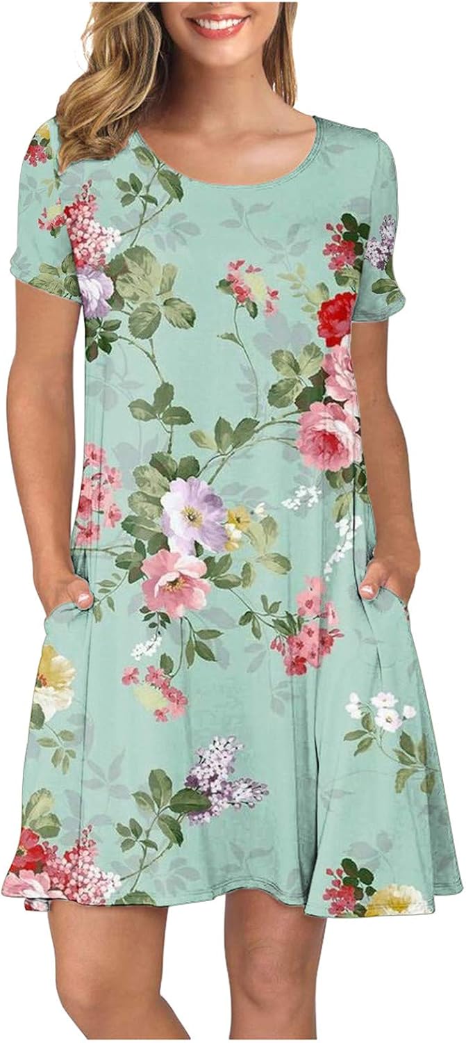 Sommerkleid Damen Ärmellos - Elegantes A-Linie Kleid Für Strand & Party