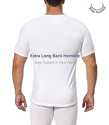 Comfneat Men's 3-Pack Undershirts Stretchy Cotton