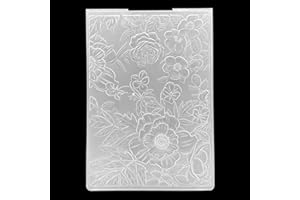 HIENAJ Flower Background Embossing Folders for Card Making Scrapbooking & Stamping Supplies Card Making Supplies and Other Paper Crafts T1