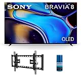 Sony K55XR80 55 Inch IMAX Enhanced Bravia OLED 4K HDR Google TV with a Walts TV TILT-EXTENSION-37-90 Tilt Mount for 37"-90" Compatible TVs and Walts HDTV Screen Cleaner Kit (2024)