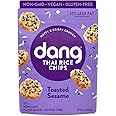 Dang Thai Rice Chips | Gluten Free, Soy Free & Preservative Free Rice Crisps, Healthy Snacks Made with Whole Foods (Toasted Sesame, 3.5 Ounce (Pack of 6))