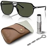 Ray-Ban RB2205 BILL ONE Square-Round Shaped Sunglasses for Men & Women with Official RAYBAN Eyewear Kit