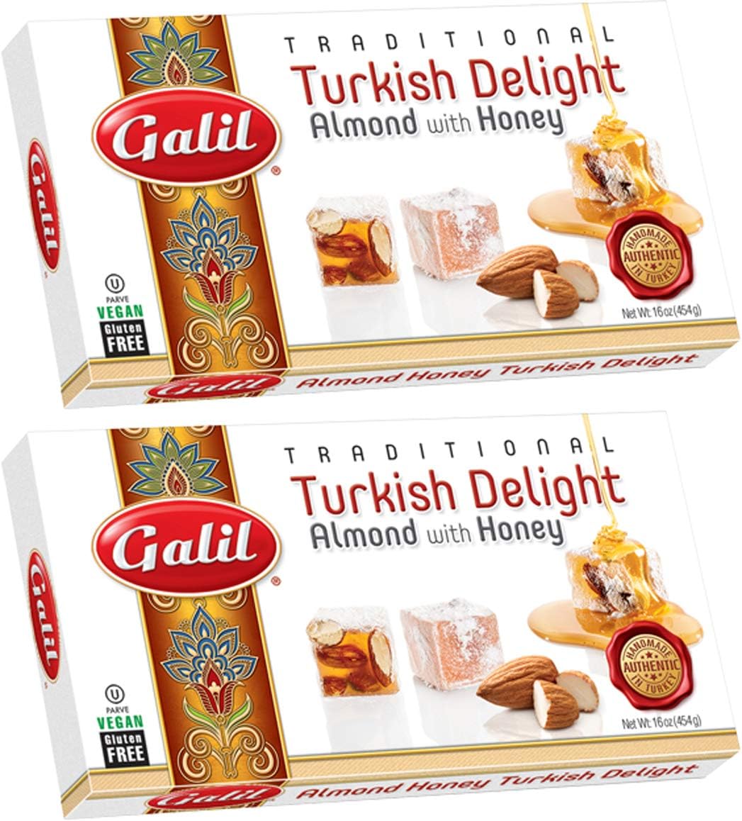 Galil Turkish Delight (Almond with Honey, 2-Pack)