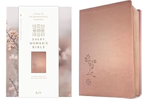 KJV Every Woman's Bible, Filament Enabled (LeatherLike, Rose Gold, Red Letter)