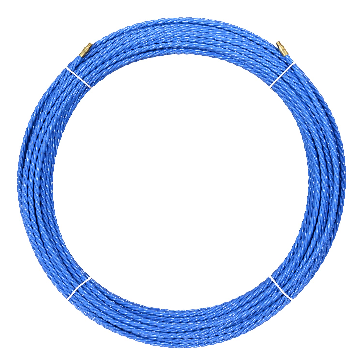 Anguila Semi-Industrial Cable Guide Interchangeable Terminals Triple Braided Polyester Colour Blue 6 mm Diameter 20 Metres