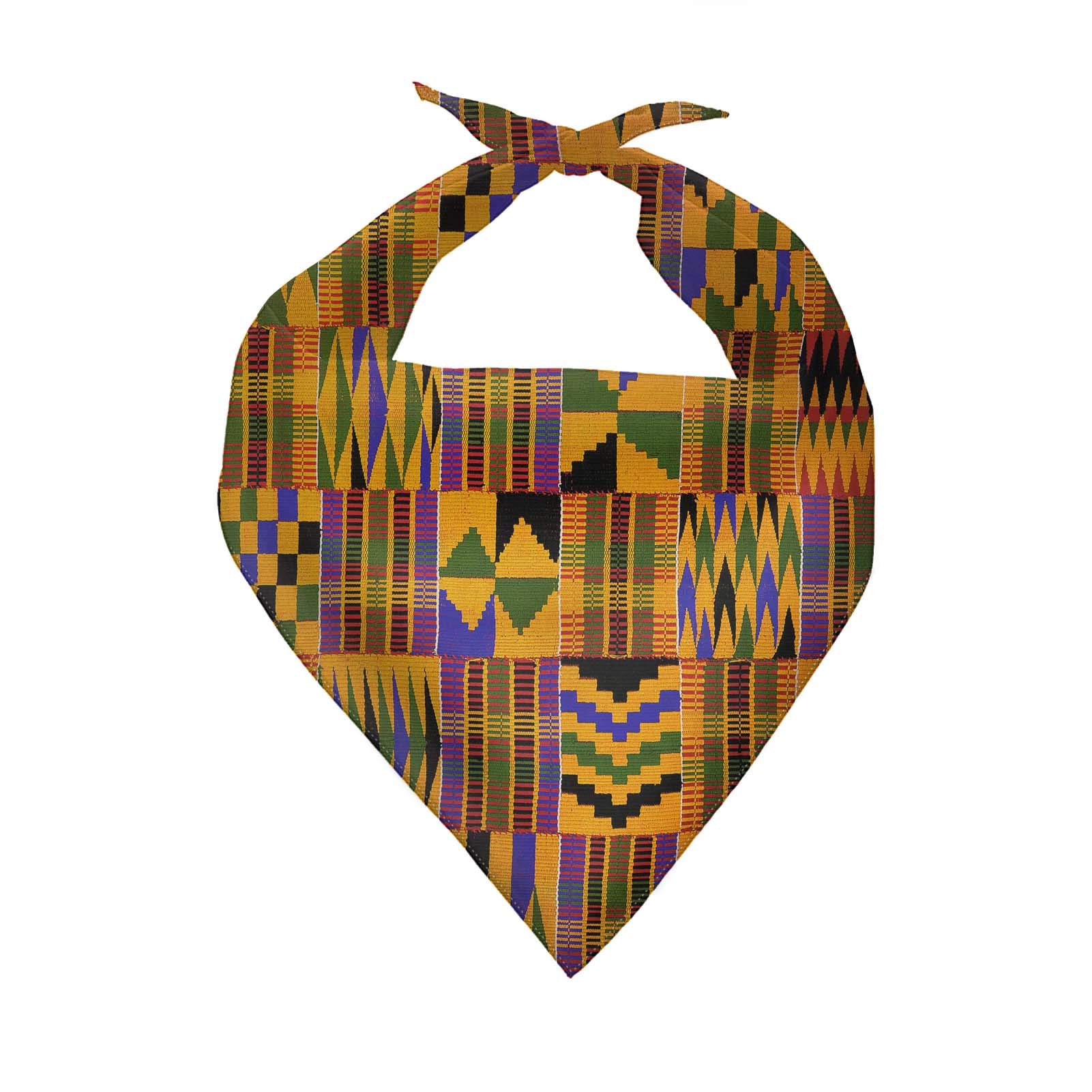 COEQINE Pets Scarves,African Ethnic Style Bandanas Dog Bibs Scarf for Pet,Washable Triangle Handkerchief Adjustable Neckerchief Accessories for Small Medium Large Dogs