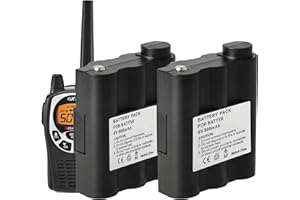2X Pack BATT5R AVP7 Rechargeable Replacement Battery For Midland BATT-5R AVP-7 GXT WALKIE TALKIE GXT1000 GXT1030 GXT1050 T290