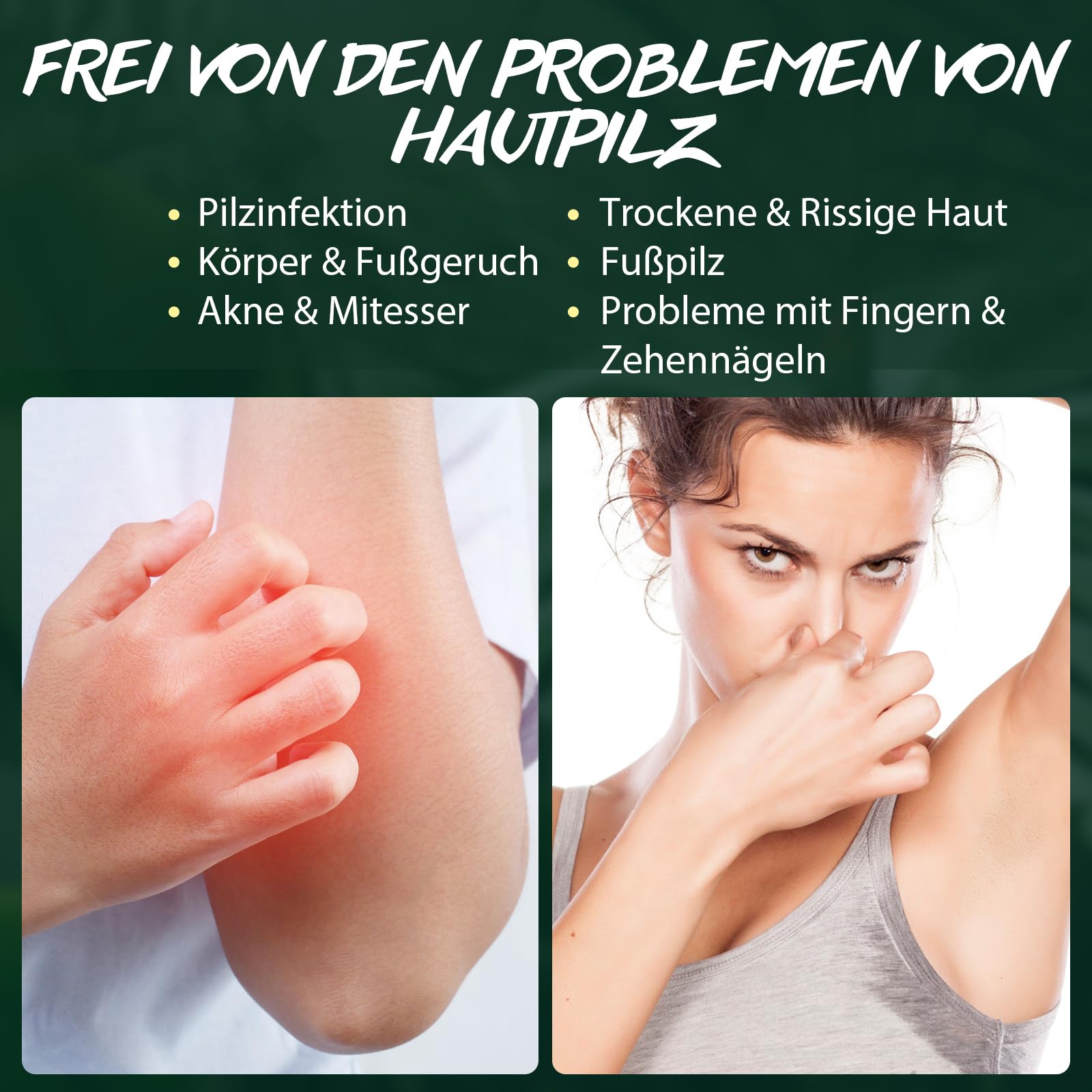 ‎Teebaum-Duschgel, Lindert Hautpilz, juckende Haut, Leistenflechte, Fußpilz, Ekzeme und Körpergeruch, Teebaum Körperwäsche mit Pfefferminzöl und Kokosöl, Duschgel mit Pumpe für Männer Frauen, 300 ml 4