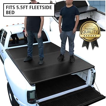 Amazon Com Dna Motoring Ttc Hard 015 Truck Bed Top Hard Solid Tri Fold Tonneau Cover Automotive