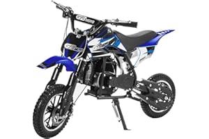 Superrio 49CC 2-Stroke Gas Power Mini Dirt Bike (Blue)