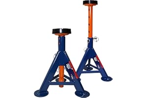 AME INTL 14361 4-Ton Heavy-Duty Flat Top Jack Stands (Pair) – Safety Support for Trucks, SUVs, and Vans