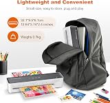 Bonsaii A4 Laminator L421-A with 5 Pouches 80-100mic Compact Jam Release view 7