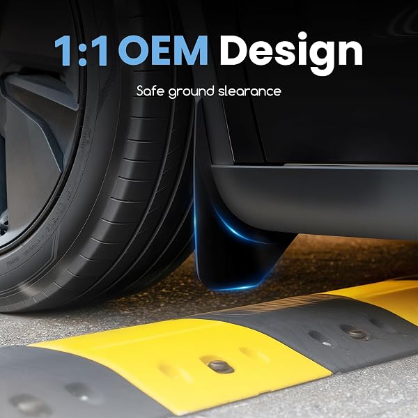 2025 NEW TESLA MODEL Y JUNIPER MUD FLAPS, 4 PCS UPGRADED ALL WEATHER MUD GUARD, NO TAPE, NO DRILLING TIRE PROTECTOR PAINT MUDFLAPS, TESLA EXTERIOR ACCESSORIES COMPATIBLE WITH REFRESH MODEL Y 2025-2026
