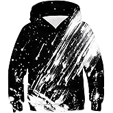 uideazone Boys Hoodies for Kids 3D Graphic Printed Hooded Sweatshirt Pullover Hoody with Pockets 6-16 Years