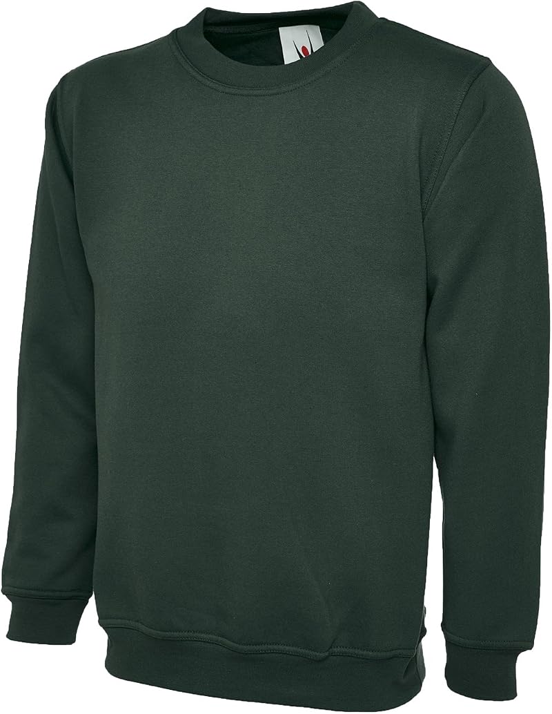 Uneek UC203 Bottle Green Small 300 GSM Classic Sweatshirt 50/50