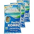 Emerald Cove Pacific Kombu, Non-GMO Dried Seaweed Pieces, Resealable Bag, 1.76 Ounce (3 pk)