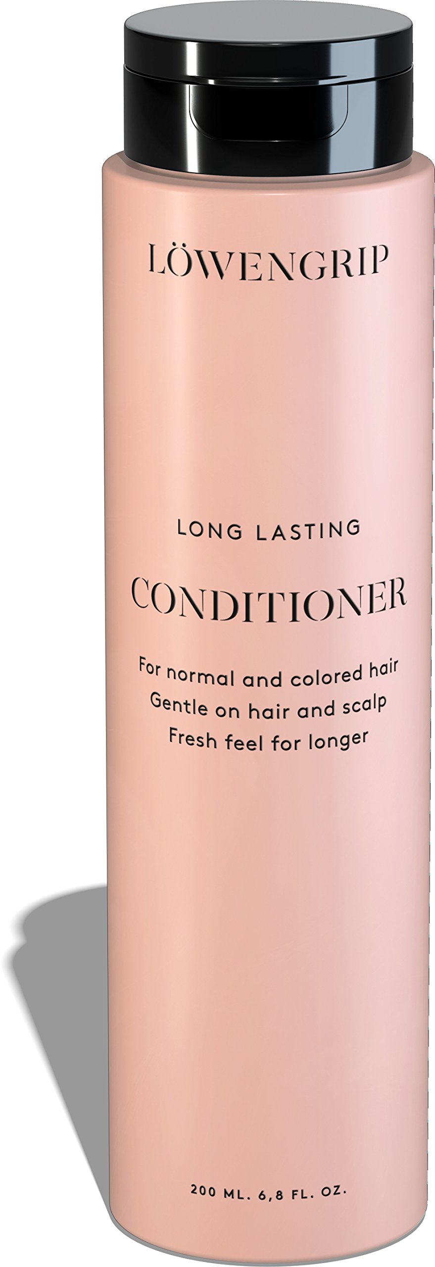 Löwengrip, Long Lasting Conditioner ? coloured, fresh. Boosts shine. Nourishes, moisturizes. treat & all hairtypes hair. Adds volume. Sweden?s Fastest Growing Beauty Brand. 200 ml