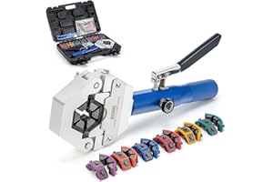 IBOSAD Hydraulic AC Hose Crimper Hydra-Krimp 71500 Manual A/C Hose Crimper Kit Air Conditioning Repaire Handheld Hydraulic Hose Crimping Tool for BH Air Conditioner Hose & Beadlock A/C Fittings