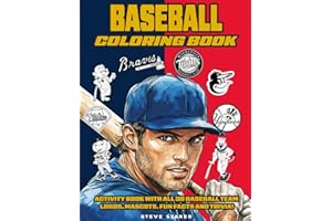 Baseball Coloring Book: Activity Book with All 30 Baseball Team Logos, Mascots, Fun Facts, and Trivia! (All-Star Sports Showdown: Trivia, Facts, and Coloring Fun)