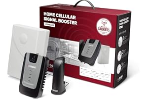 weBoost Home 4G 470101F Indoor Cell Phone Signal Booster for Home and Office - Supports up to 1,500 Square Foot Area,Black