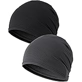 ROYBENS Cooling Skull Cap for Men Women, Breathable Cycling Running Skull Caps for Sports, 3D Mesh Under Helmet Beanie Summer