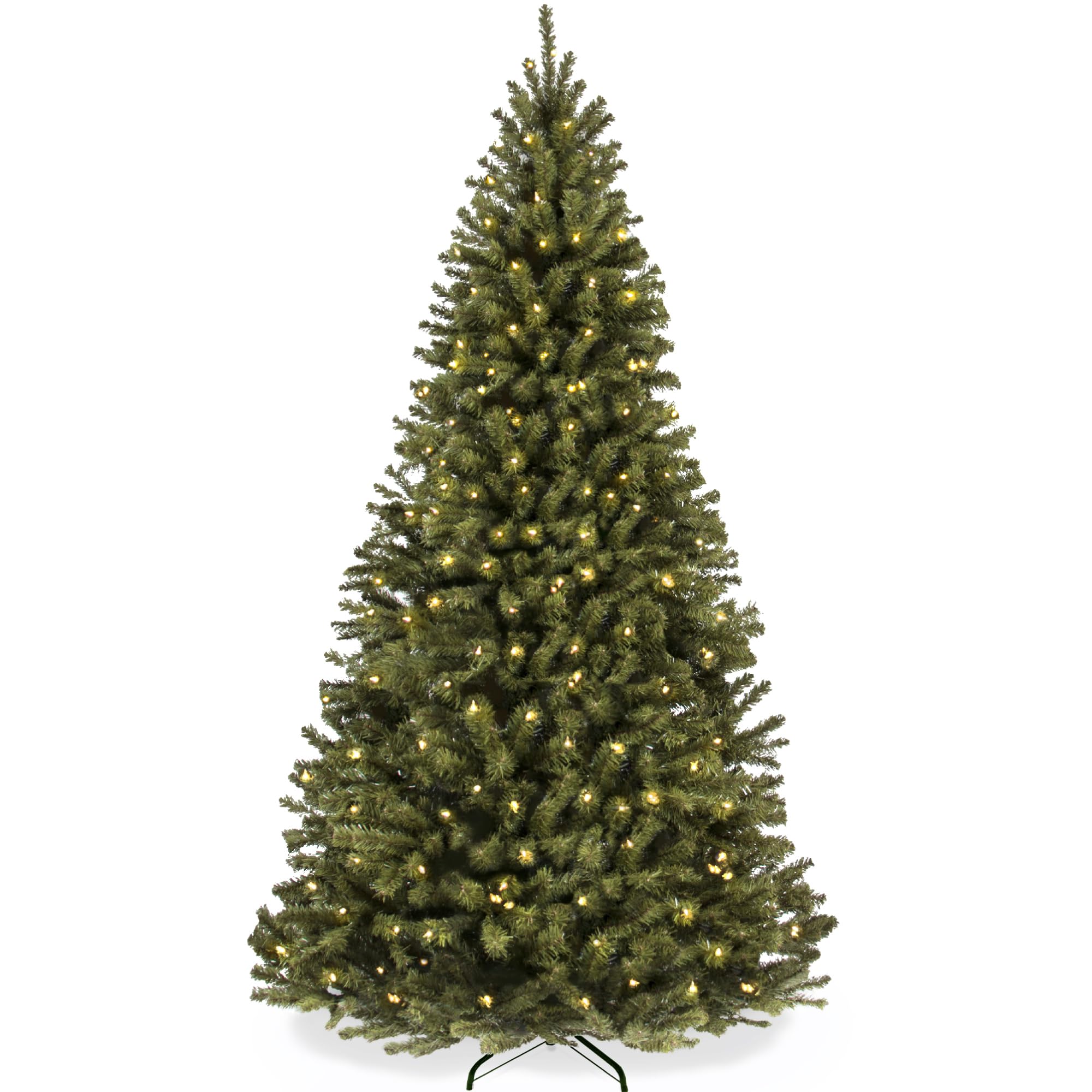 Photo 1 of ***similar item***Best Choice Products Artificial Christmas Tree, 6ft Premium Pre-Lit Realistic Spruce Holiday Décor w/Dense Branches, Metal Base - Green Spruce