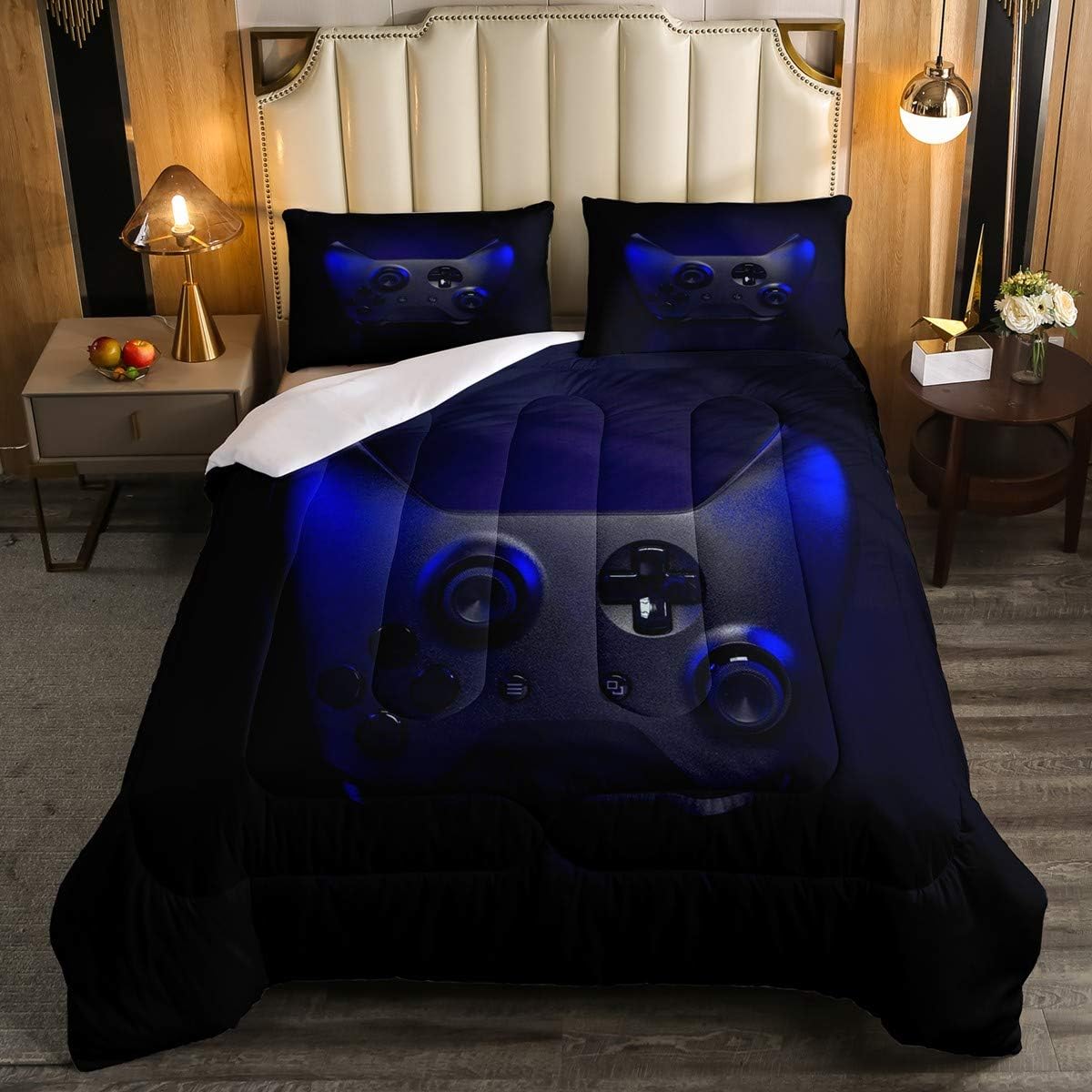 Boys Gamer Comforter Set Full Gamepad Duvet Insert Gaming