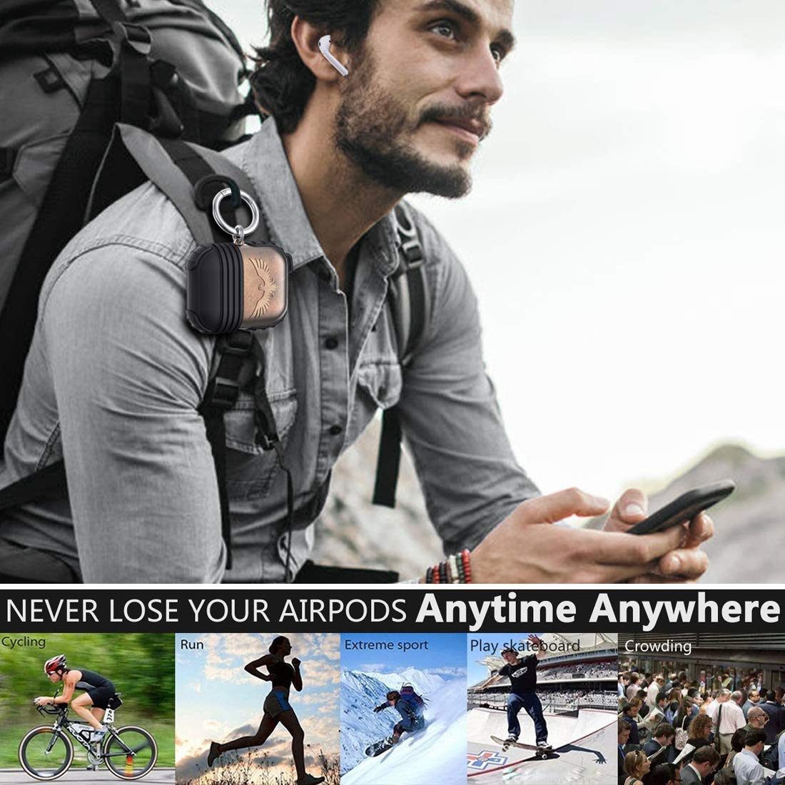 Braccialetti sportivi da corsa con cerniera per Airpods Pro marsupio per  cintura per iPhone 12 11 Pro Max XS XR 7 8 Plus fascia da braccio per  Samsung S21 +|Armbands| - AliExpress