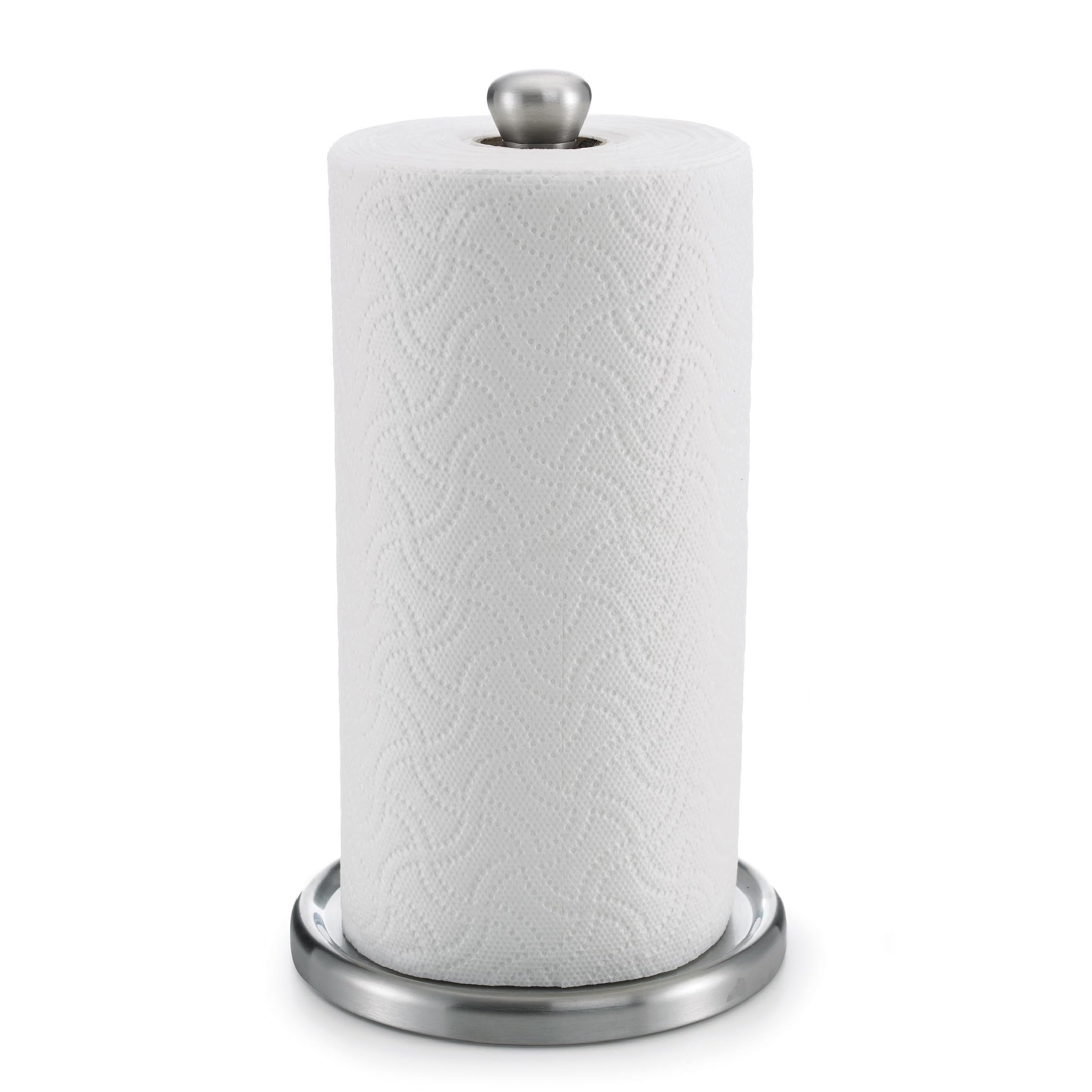 Polder Single-Tear Paper Towel Holder, Stainless_Steel, Silver, No Size