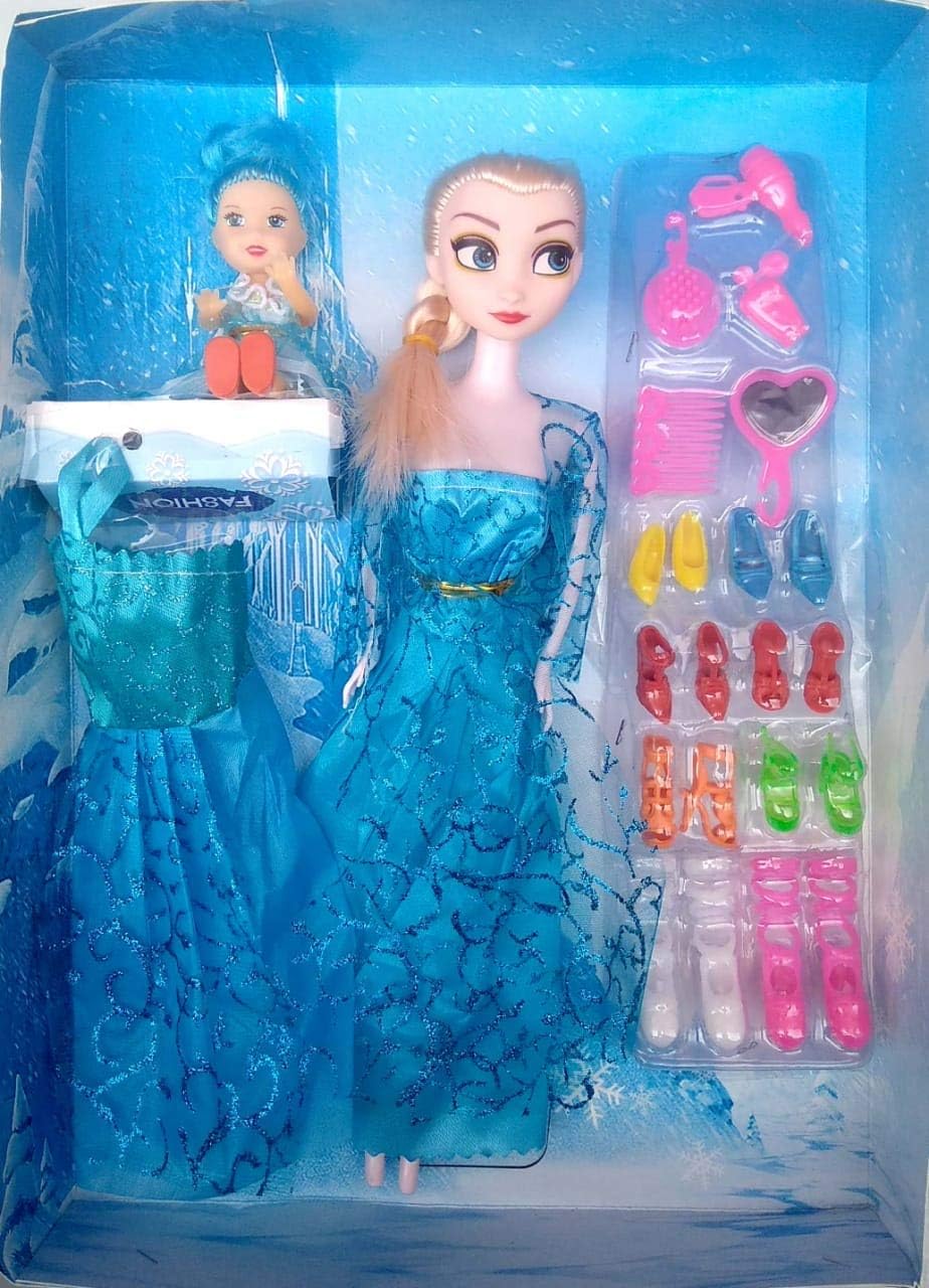 Shopme store Miss India & Fairy Doll Set with Accessories Dresses Combo Doll Set