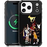 ANLUN STORE Case for iPhone 17 Pro,Basketball Player 35 Patten Design Compatible with Magsafe Shockproof Cover Anti Scratch TPU Bumper Wireless Charging Support Protective Case for iPhone 17 Pro