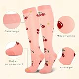 LEOSTEP Compression Socks 6 Pairs 20-30 mmHg Women Men Orange L-XL view 3