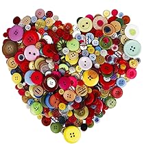 Blausky Lot De 10 Boutons à Paillettes, Décoratifs, Rétro