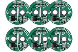 Demeras 6Pcs Super Capacitor Ultracapacitor High Power Switch 2.5V Heat Dissipation with Board Module Limit Plate