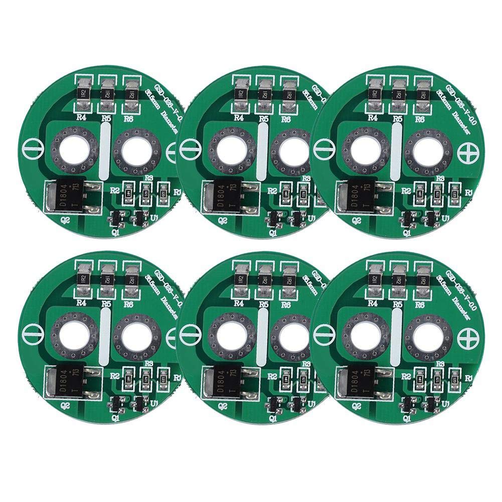 fasient 6Pcs/Set Super Capacitor, 2.5V Ultracapacitor with Protective Module Limit Plate, for Super Capacitor Board