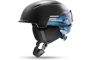 Odoland Ski Helmet for Men & Women, Safety Certified Snowboard Helmet with Adjustment Dial Fit for Adult Youth, Goggles Compa