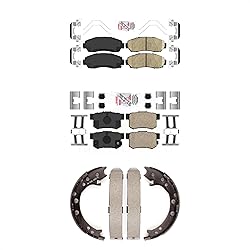 Transit Auto Front Rear Ceramic Disc Brake Pads Kit