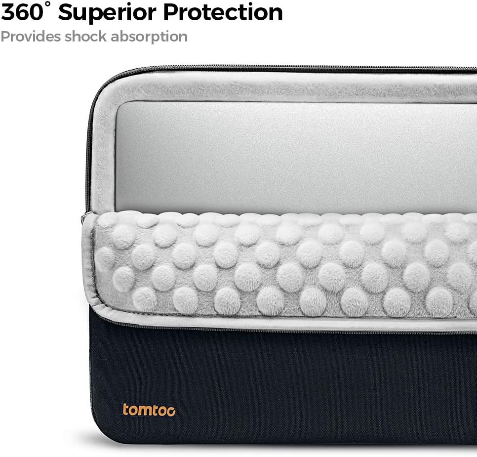 tomtoc 15.6 Inch Laptop Sleeve, Military-grade Protection Laptop Case for 15.6'' Acer Aspire 5 - Image 4