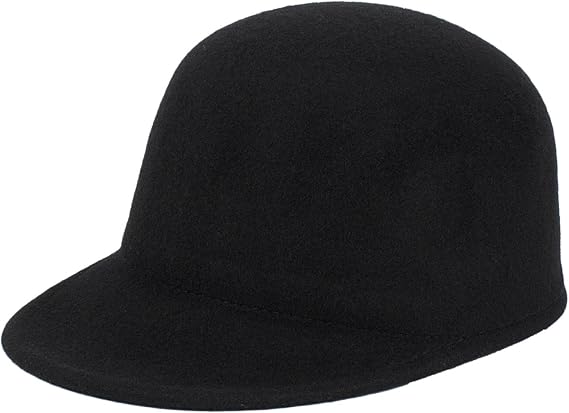 Amazon Co Jp Choomon 秋冬 ベースボールキャップ ウール フェルトハット 野球帽 レディース 帽子 おしゃれ 女性 シンプル ハット ブラック 服 ファッション小物