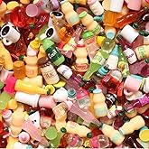 50 Pcs Slime Charms Easter Set DIY Craft Mixed Making Resin Jewery Making Kit, Resin Flatback Slime Beads Making Supplies for DIY Scrapbooking Crafts(Bottle