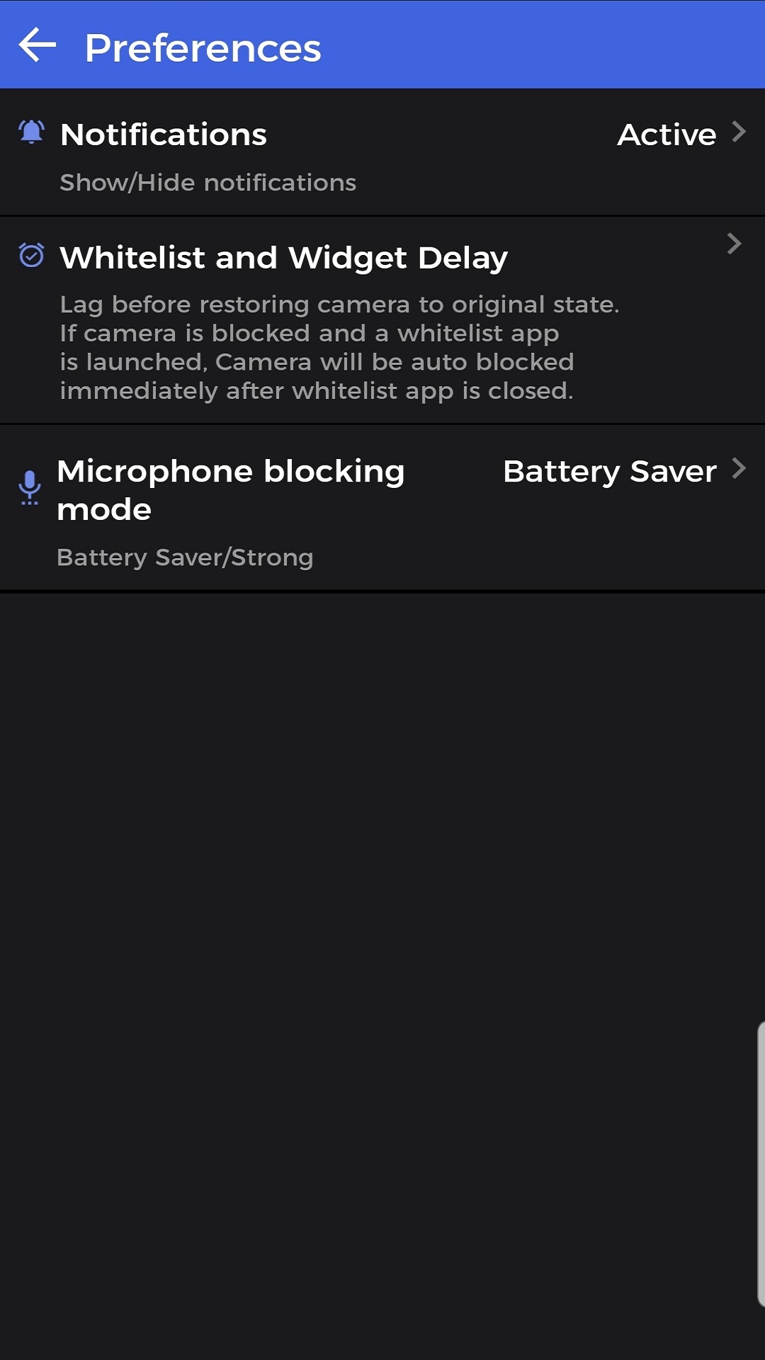 Camera and Microphone BlockerAmazon.inAppstore for Android