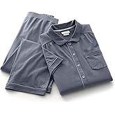 BOLL & BRANCH Women's Soft Knit Short Sleeve & Pants Pajama Set