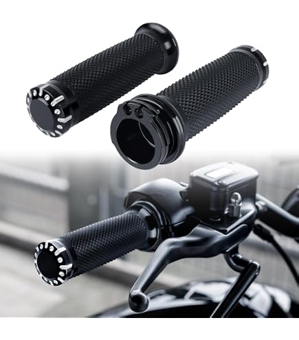 Amazon.com: Kuryakyn 6235 Premium ISO Handlebar Grips for Throttle