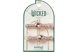Wicked Glinda Rhinestone Salon Clips - hair clips - hair clips for women - gifts for her - hair accessories -Scunci by Conair - 2PK