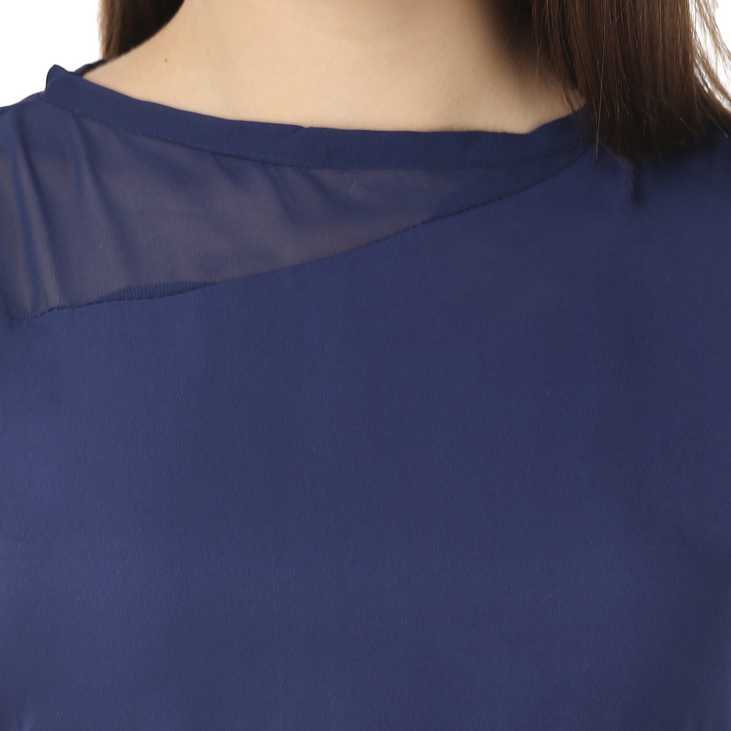 my swag women's crepe a-line midi dress